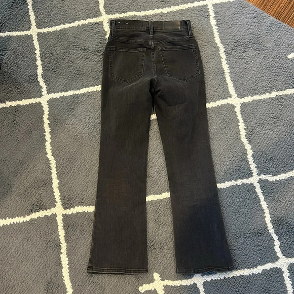 Madewell Cali Demi Cut Black Jeans Size 23 - Picture 7 of 11
